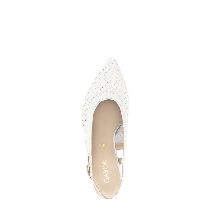 Slingpumps creme #5