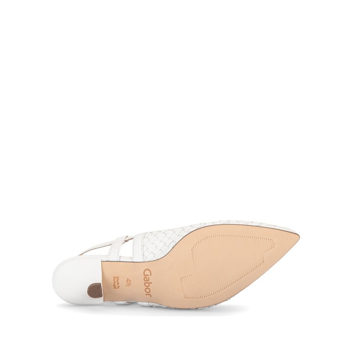 Slingpumps creme #4