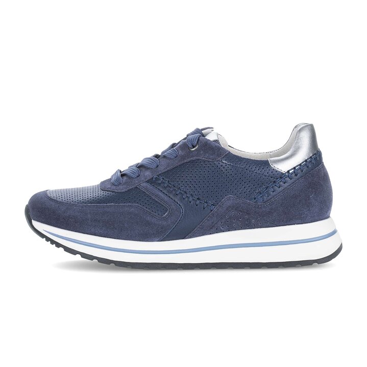 Lage sneaker blauw #0