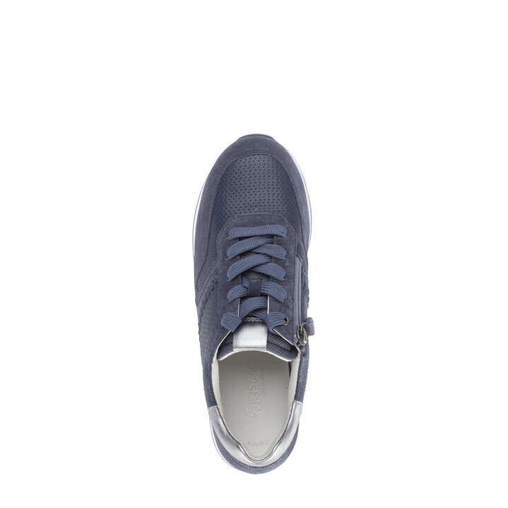 Lage sneaker blauw #5