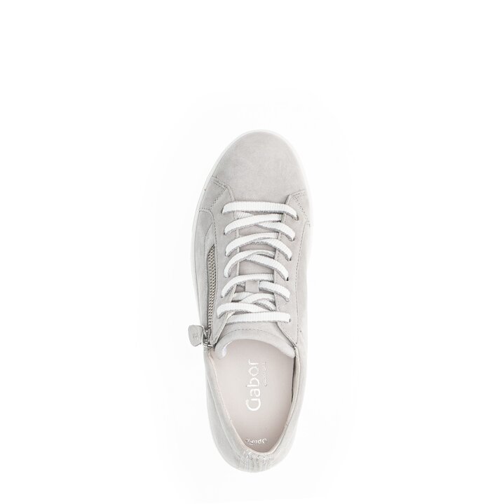 Sneakers basse grigio #5