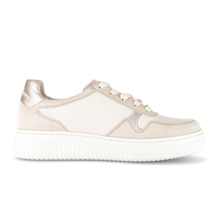 Sneakers basse beige #1