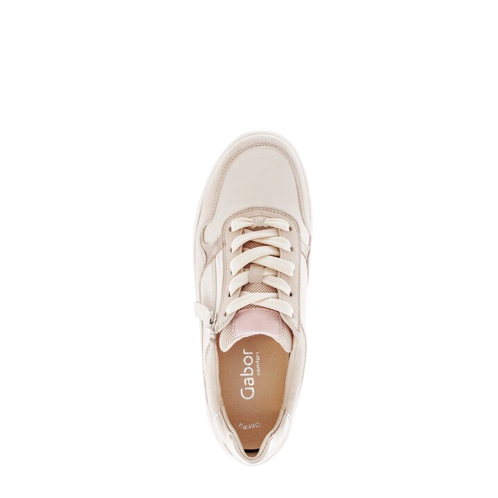 Sneakers basse beige #5