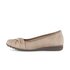 Sportiga ballerinor beige