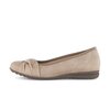 Sportiga ballerinor beige