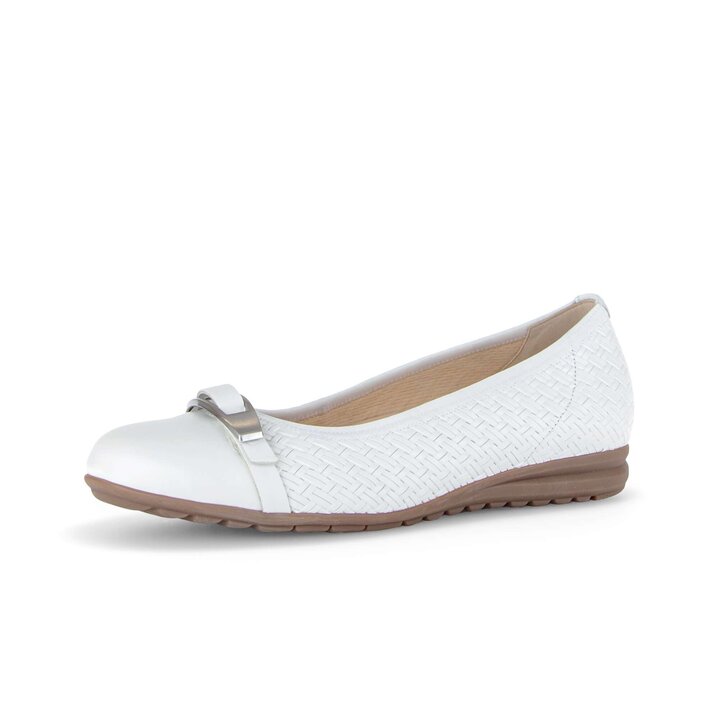 Ballerines élégantes blanc #2