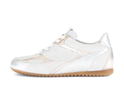 Lage sneaker wit