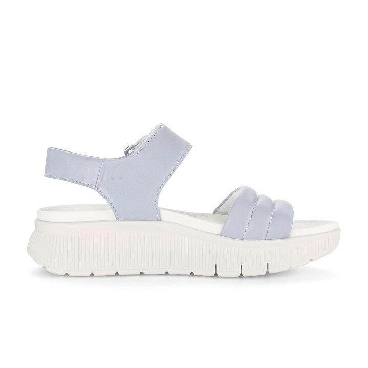 Sandalo con plateau blu #1