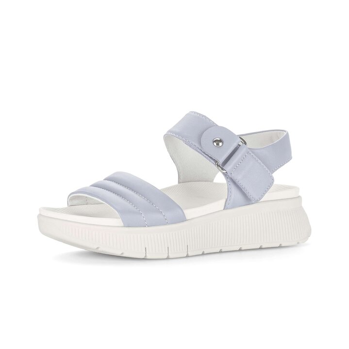 Sandalo con plateau blu #2