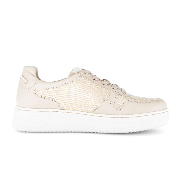 Sneakers basse beige #1
