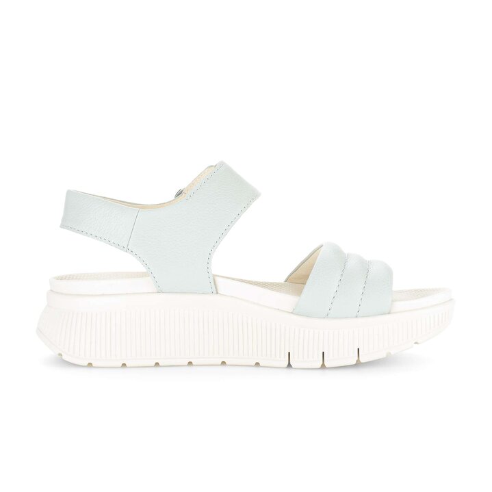 Sandale met plateauzool groen #1