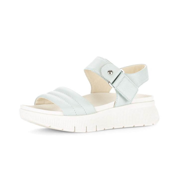Sandale met plateauzool groen #2