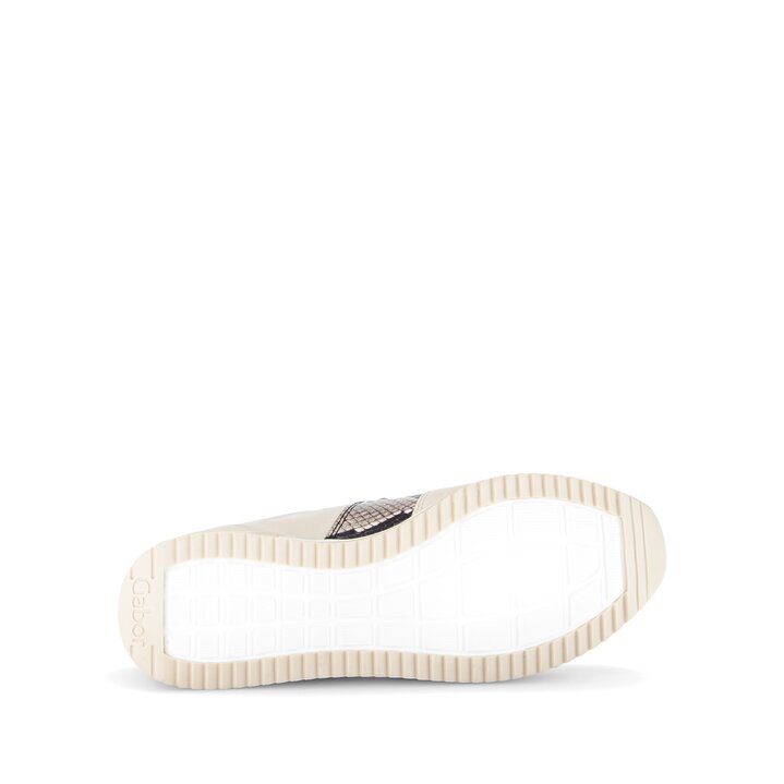 Lage sneaker beige #4