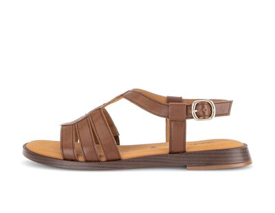 Sandale à bride marron
