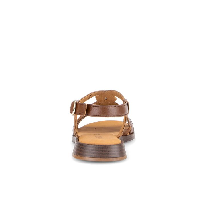 Sandal met riempjes bruin #3