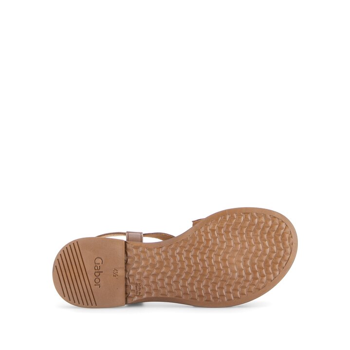 Sandal met riempjes bruin #4