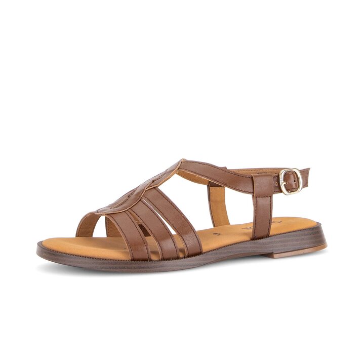Sandal met riempjes bruin #2