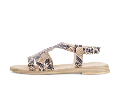 Sandale à bride beige