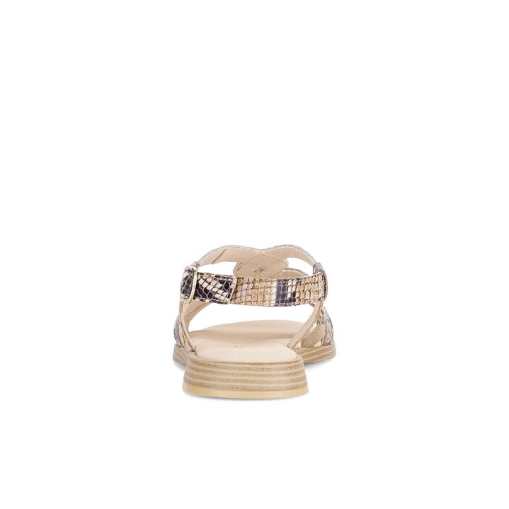 Sandal met riempjes beige #3