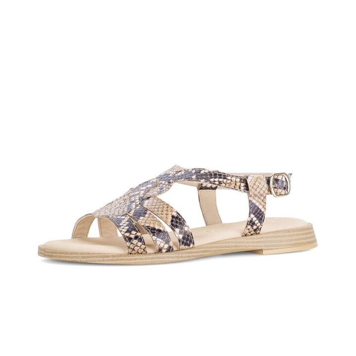 Sandal met riempjes beige #2