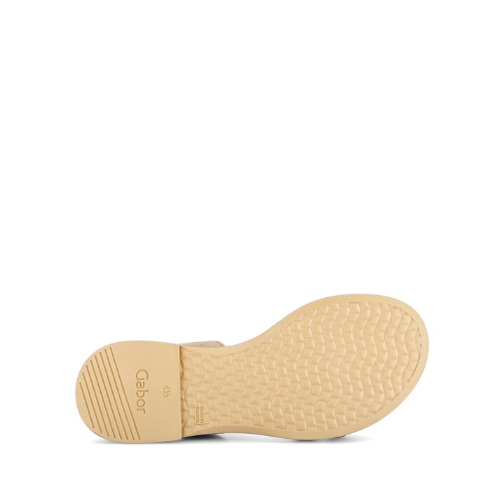 Sandal met riempjes beige #4