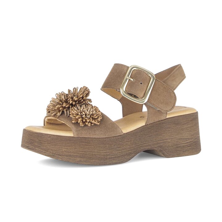 Sandal met riempjes bruin #2