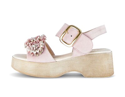 Sandalo con cinturino rosa