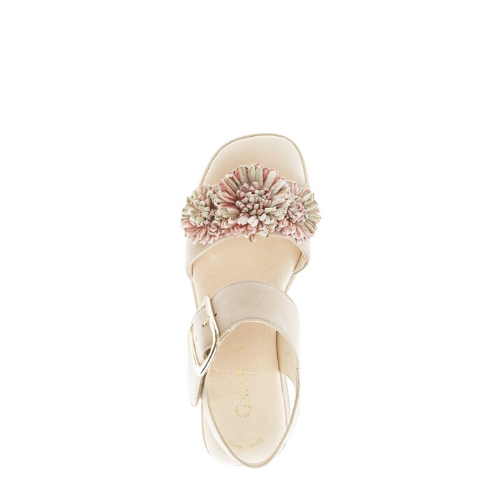 Sandale à bride beige #5