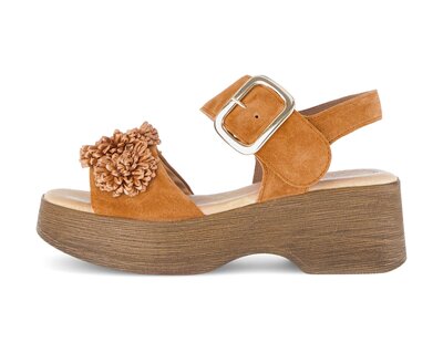 Riemchensandale orange