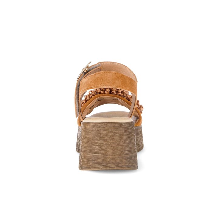 Sandale à bride orange #3