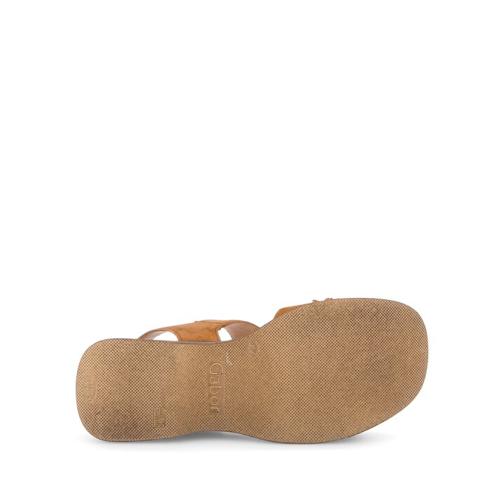 Sandale à bride orange #4