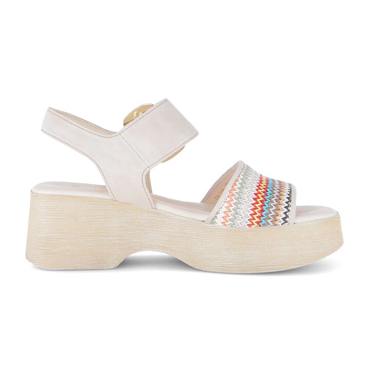 Sandal met riempjes multicolour #1