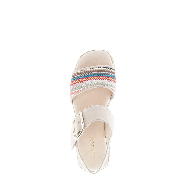 Sandal met riempjes multicolour #5