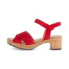 Plateau Sandale rot