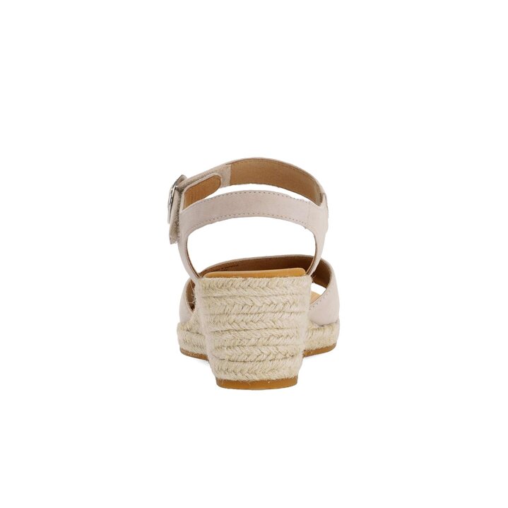 Sandalo con zeppa beige #3