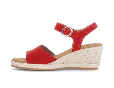 Keilsandalette rot