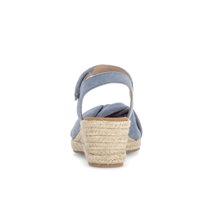 Keilsandalette blau #3