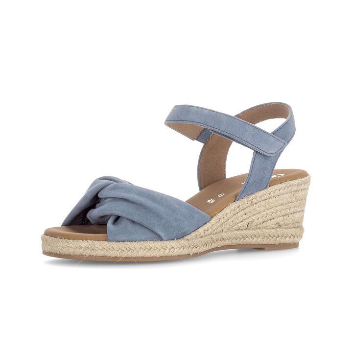 Keilsandalette blau #2