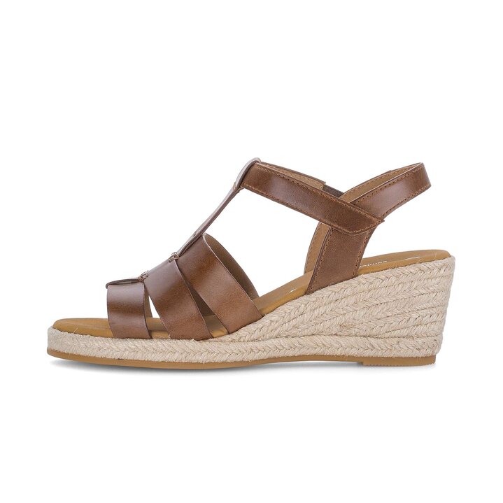 Keilsandalette braun #0