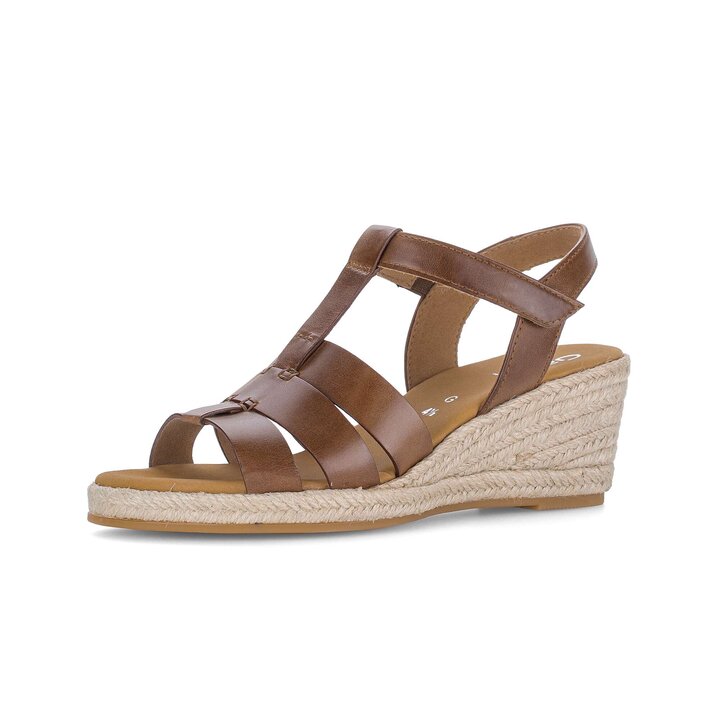 Keilsandalette braun #2