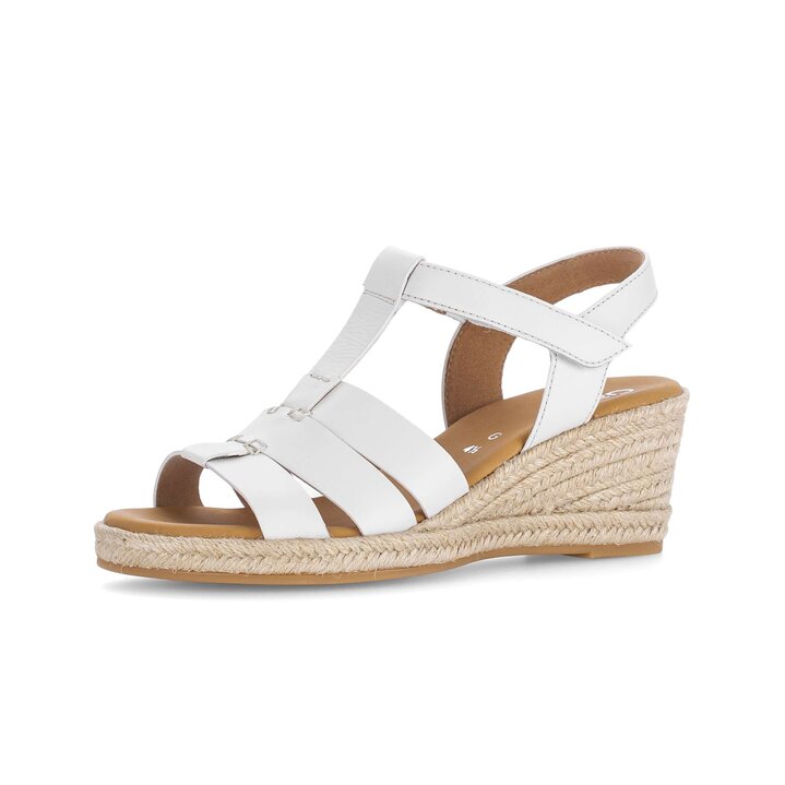 Sandalo con zeppa bianco #2