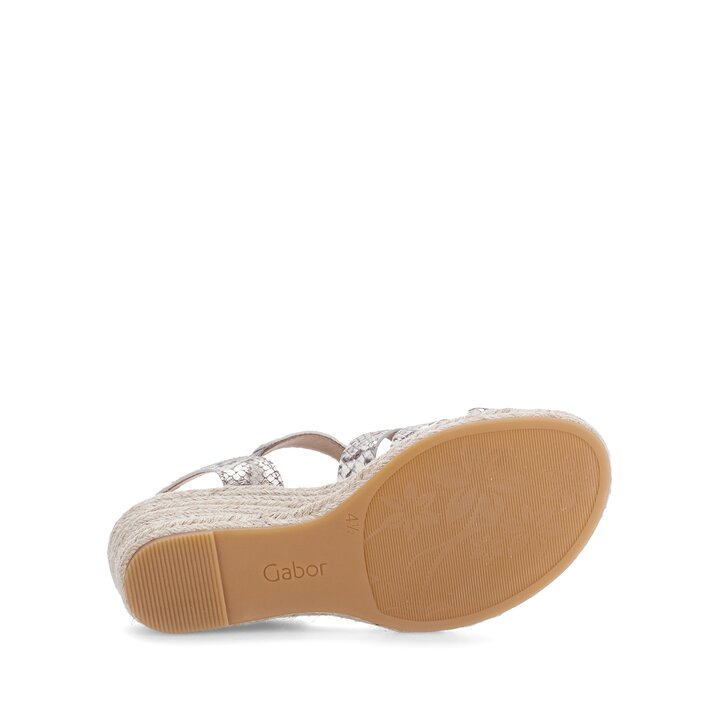 Keilsandalette beige #4