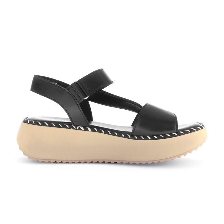 Plateau Sandale schwarz #1