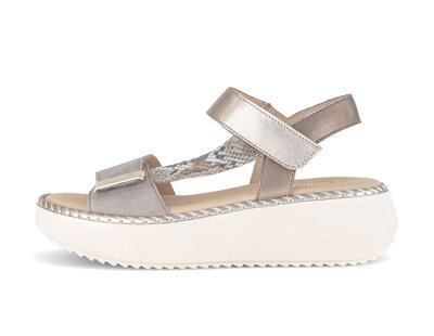 Sandale met plateauzool multicolour