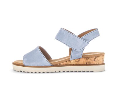 Plateau Sandale blau