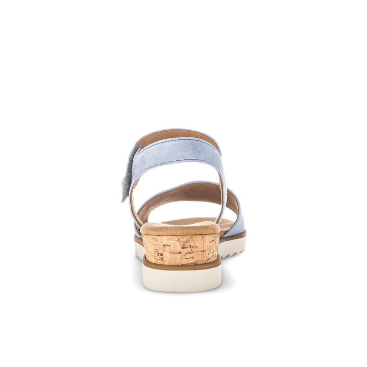 Sandale à plateforme bleu #3