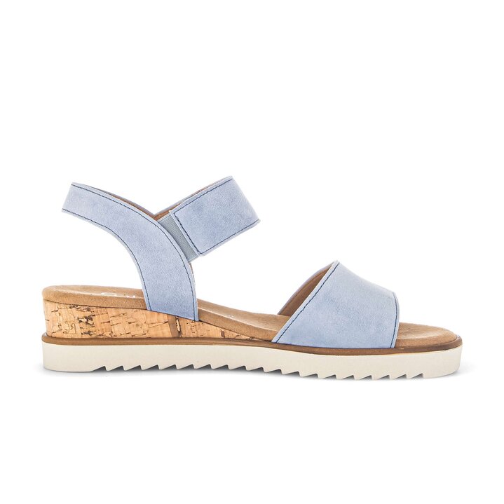 Sandale à plateforme bleu #1