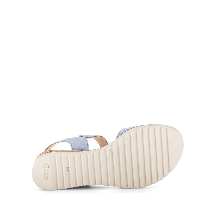 Sandale à plateforme bleu #4