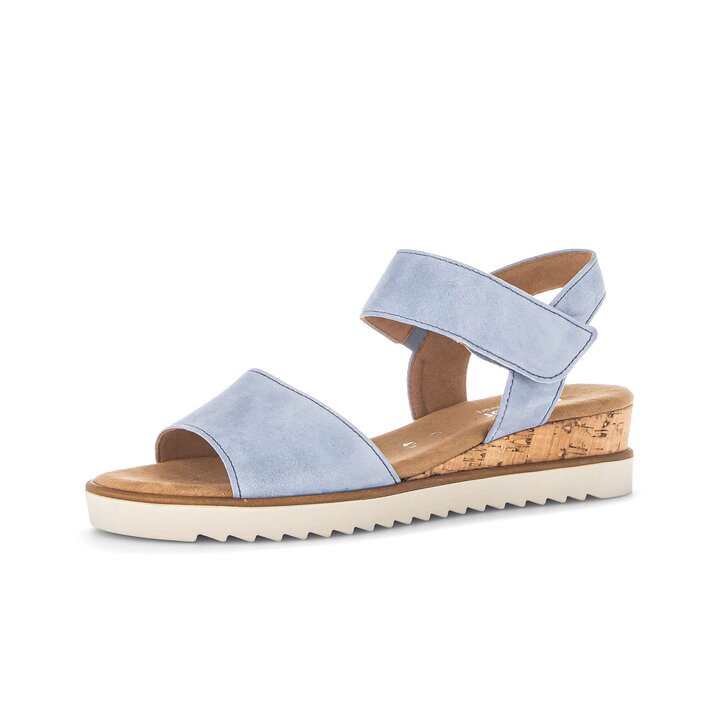 Sandale à plateforme bleu #2