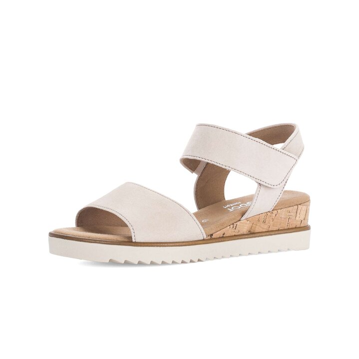 Sandale à plateforme beige #2